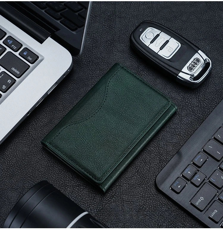 Porte-Cartes Magnétique en Cuir MagSafe – Coque de Protection iPhone 14 à 16 Pro/Max